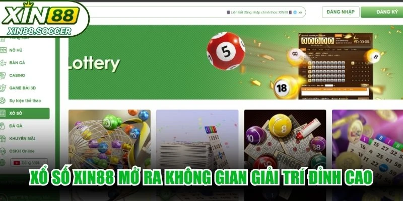Xổ số XIN88 mở ra không gian giải trí đỉnh cao, cơ hội thắng lớn
